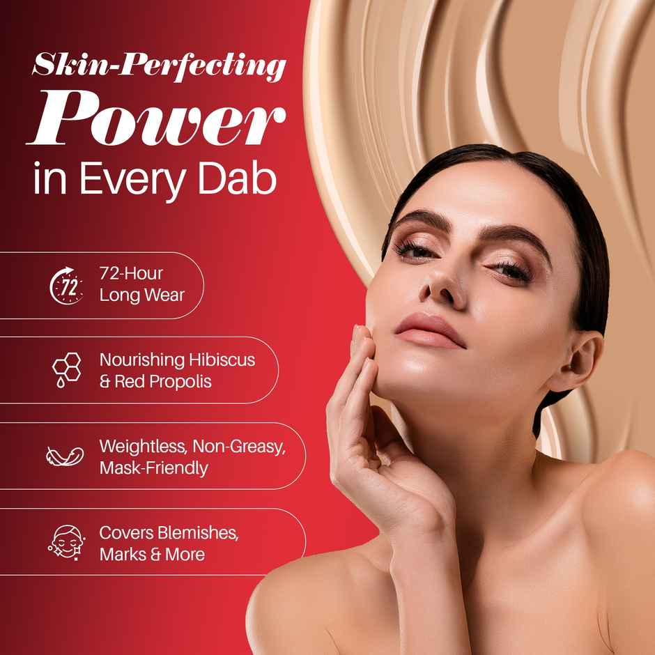 Colors Queen Mask Fit Red Cushion Foundation | Walnut Dream - 05