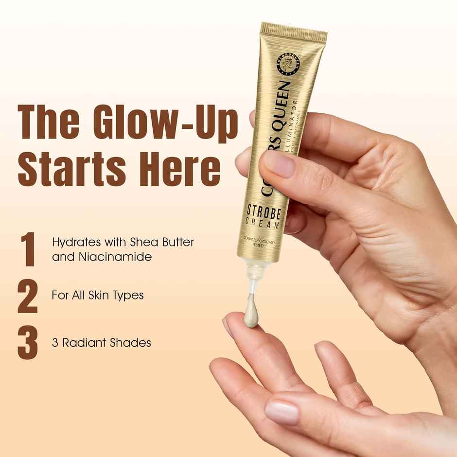 Colors Queen Base Illuminator Strobe Cream | Magical Gold | 02