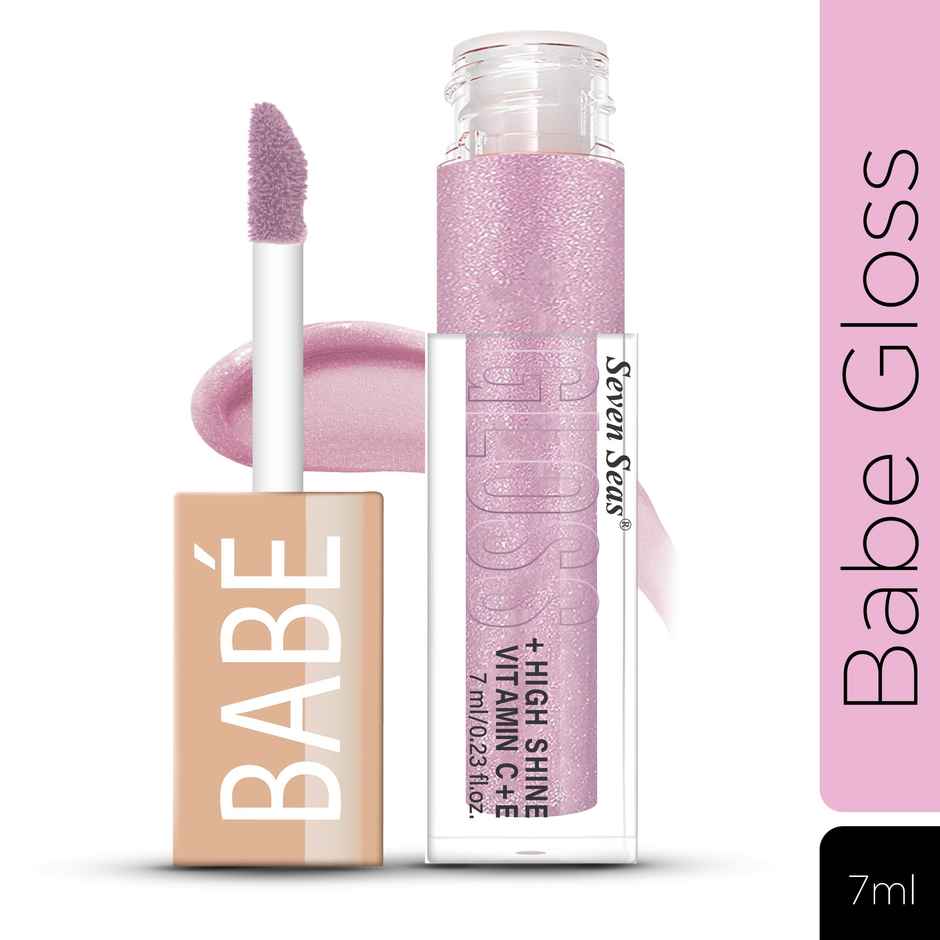 Seven Seas Babe Glittery Lip Gloss | High Shine Lip Gloss | Long Lasting