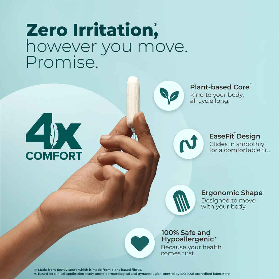 Nua EaseFit Tampons - Medium Flow