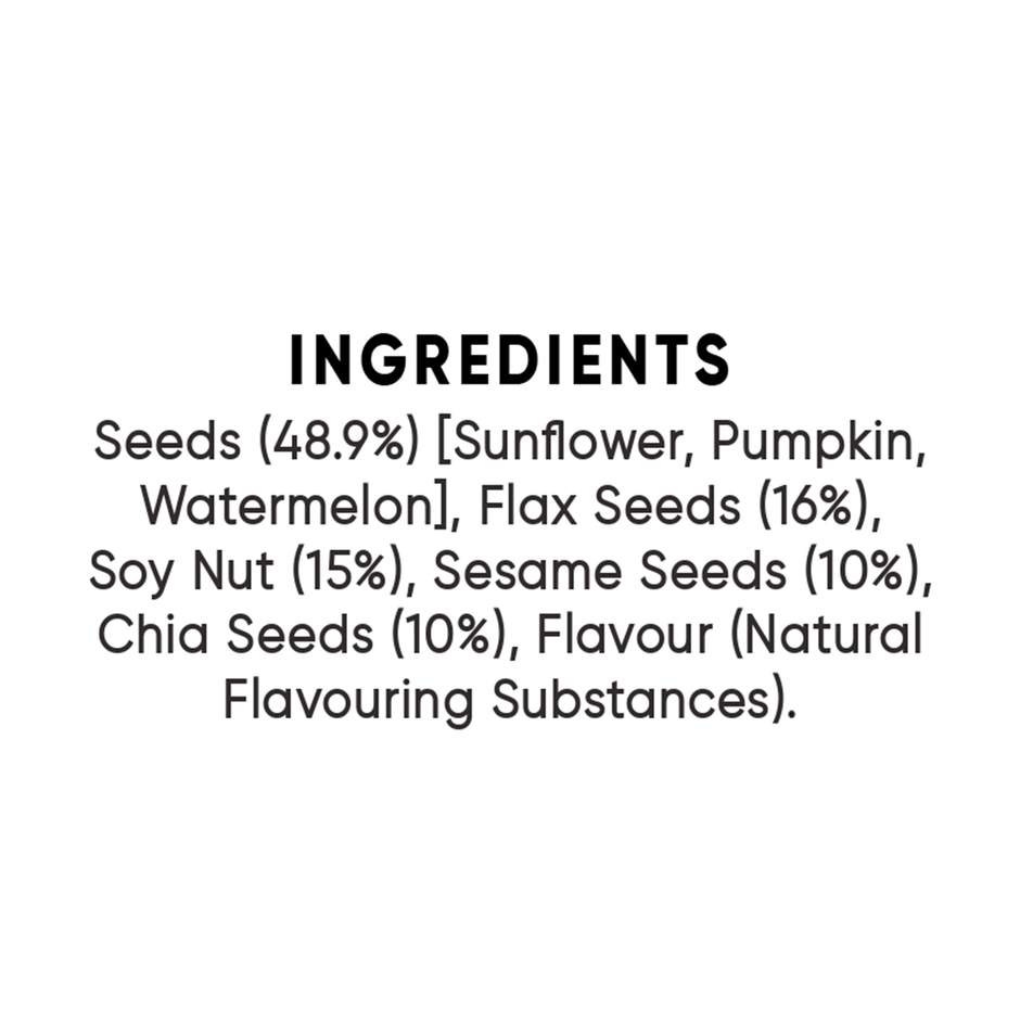 True Elements 7 In 1 Super Seeds & Nut Mix - Pumpkin, Flax, Watermelon, Sunflower, Chia, Sesame Seeds