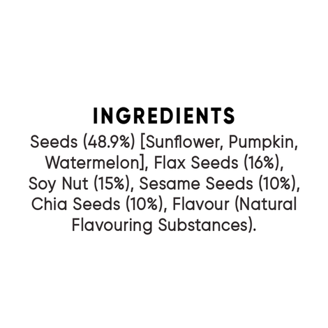 True Elements 7 in 1 Super seeds & Nut Mix - Pumpkin, Flax, Watermelon, Sunflower, Chia, Sesame Seeds