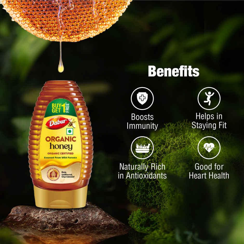 Dabur Honey Organic Squeezy