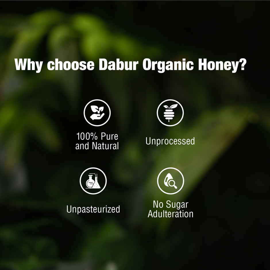 Dabur Honey Organic Squeezy | World's No.1 Honey Brand