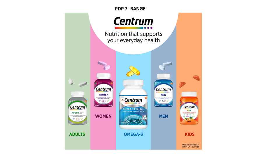 Centrum Omega 3 Fish Oil Capsules (1000mg with 180EPA & 120DHA) | Heart, Brain & Joint Health | No Fishy Aftertaste - 60 Pcs.