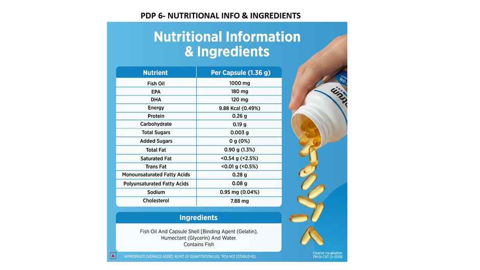 Centrum Omega 3 Fish Oil Capsules with EPA & DHA