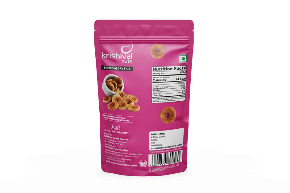 Krishival Nuts Dry Figs | Anjeer