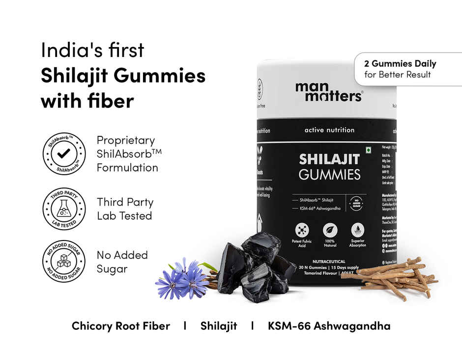Man Matters Shilajit Gummies | 30 Gummies