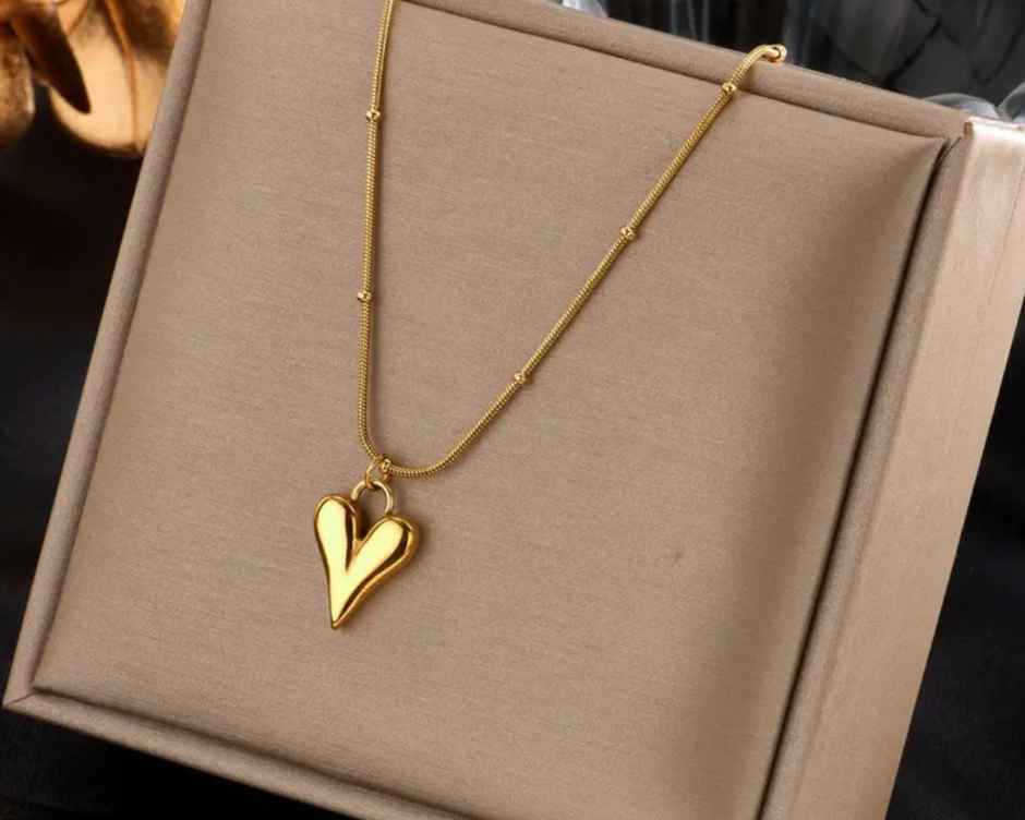 Estailo Fashion Women's Jewellery Necklace & Pendants Gold One Size | N0000169