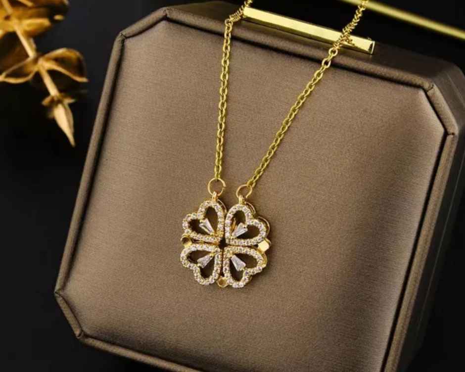 Estailo Fashion Women's Jewellery Necklace & Pendants Gold One Size | N0001109