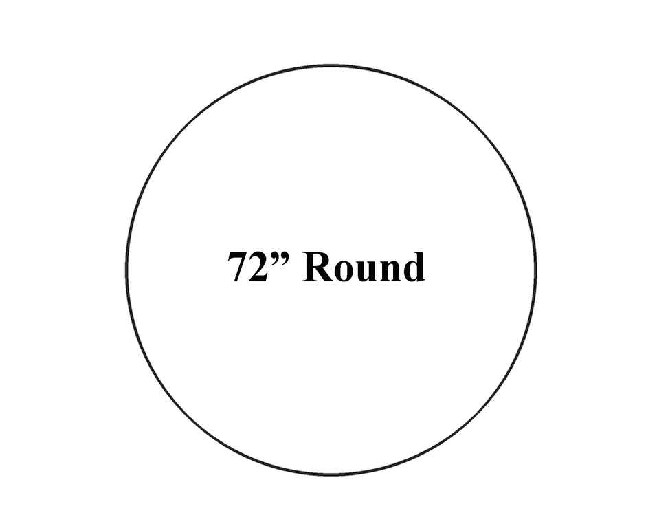 Lushomes Table Cover - Red Checks | Round 6 Seater Dining | 72 inch Round | 6 ft Round