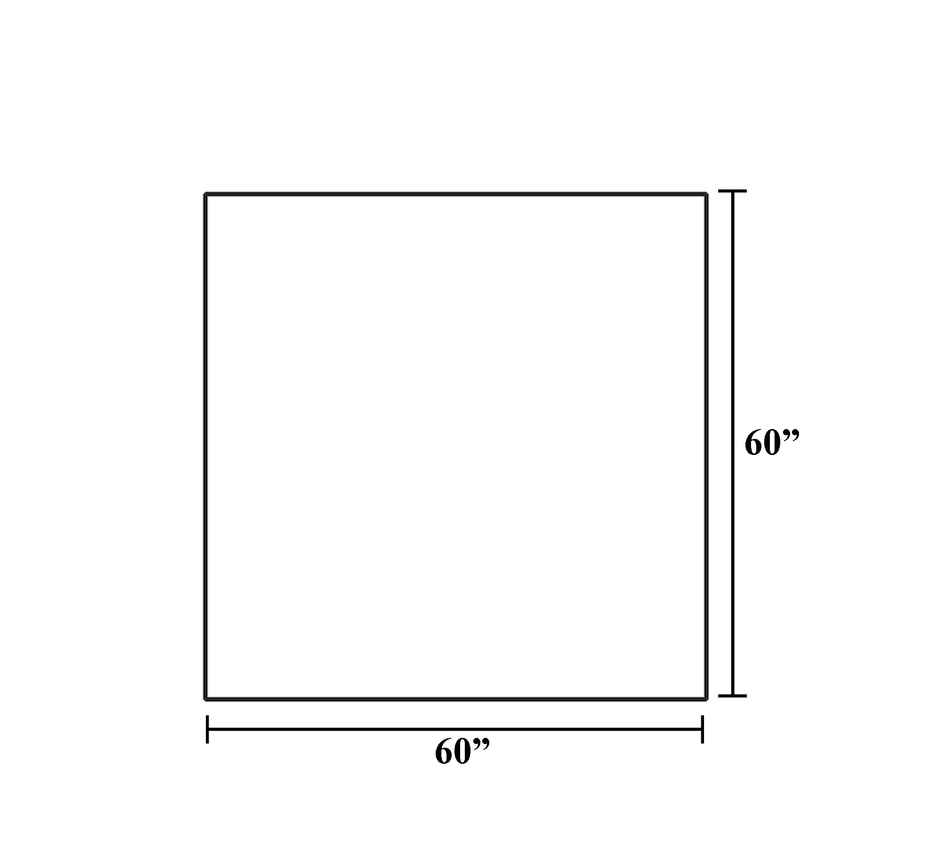 Lushomes Table Cloth - Green Checks | Cotton | Square | 60 x 60 inch | 5 x 5 ft