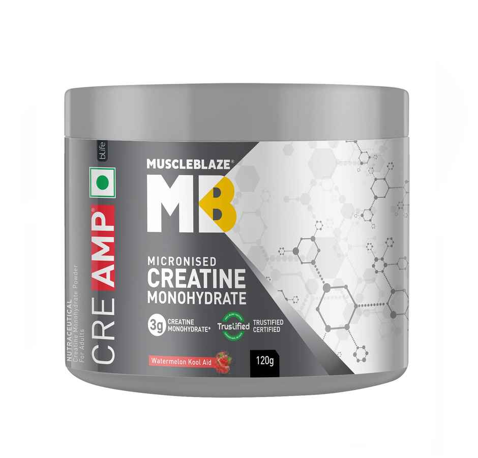 Muscleblaze Micronised Creatine Monohydrate Creamp Powder, Watermelon Kool Aid