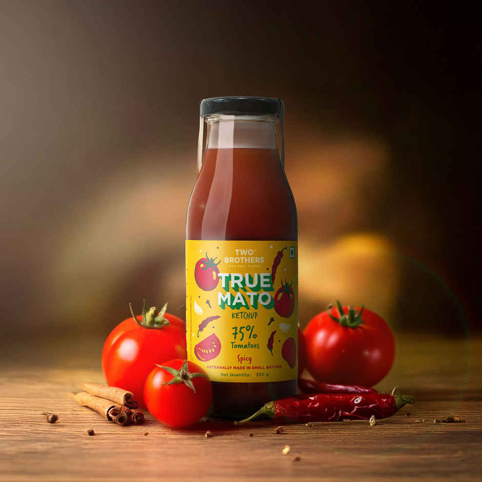 Two Brothers Organic Farms Truemato Ketchup | 75% tomatoes