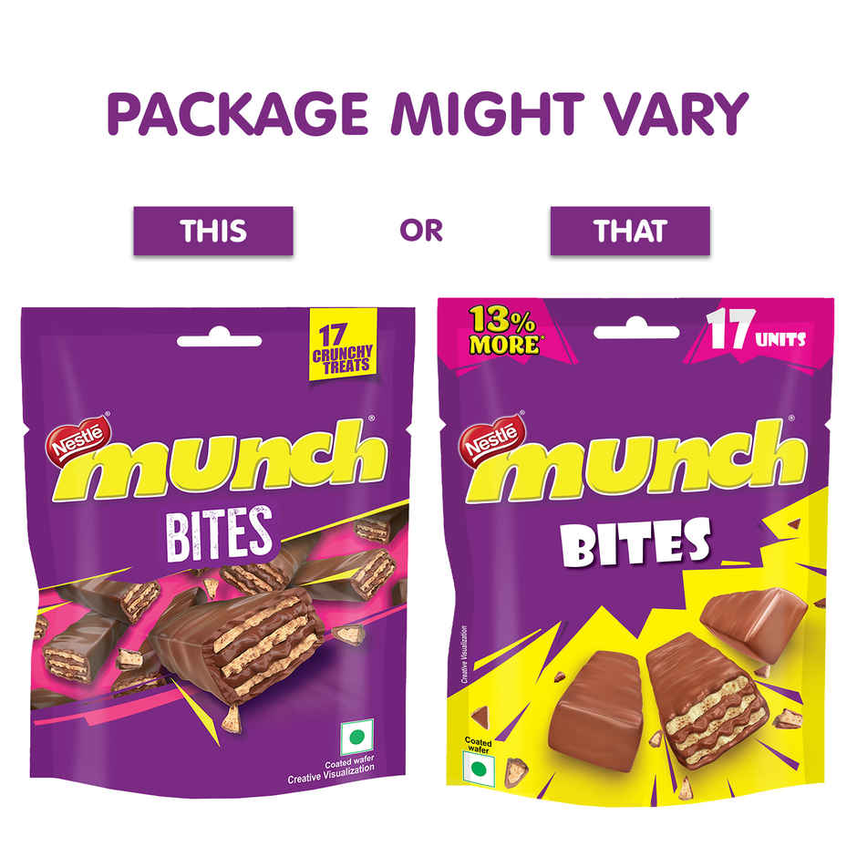 Nestle Munch Choco Coated Wafer Bar | Sharebag