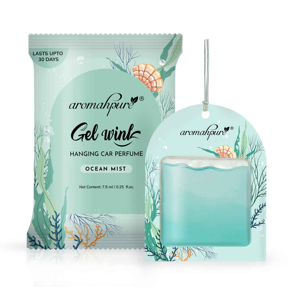 Aromahpure Gel Wink Car Perfume - Ocean Mist | Long-Lasting | 30 Days