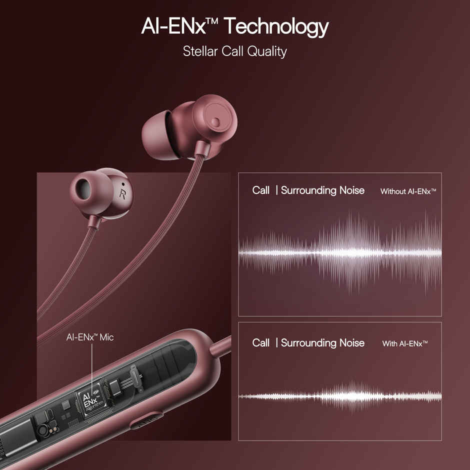 boAt Rockerz 210 Anc (Ruby Red)