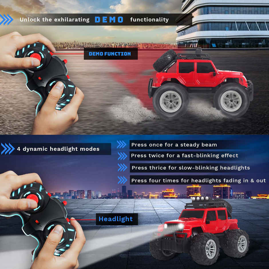 Frendo Off Roader Monster Rc Car | Jeep Red