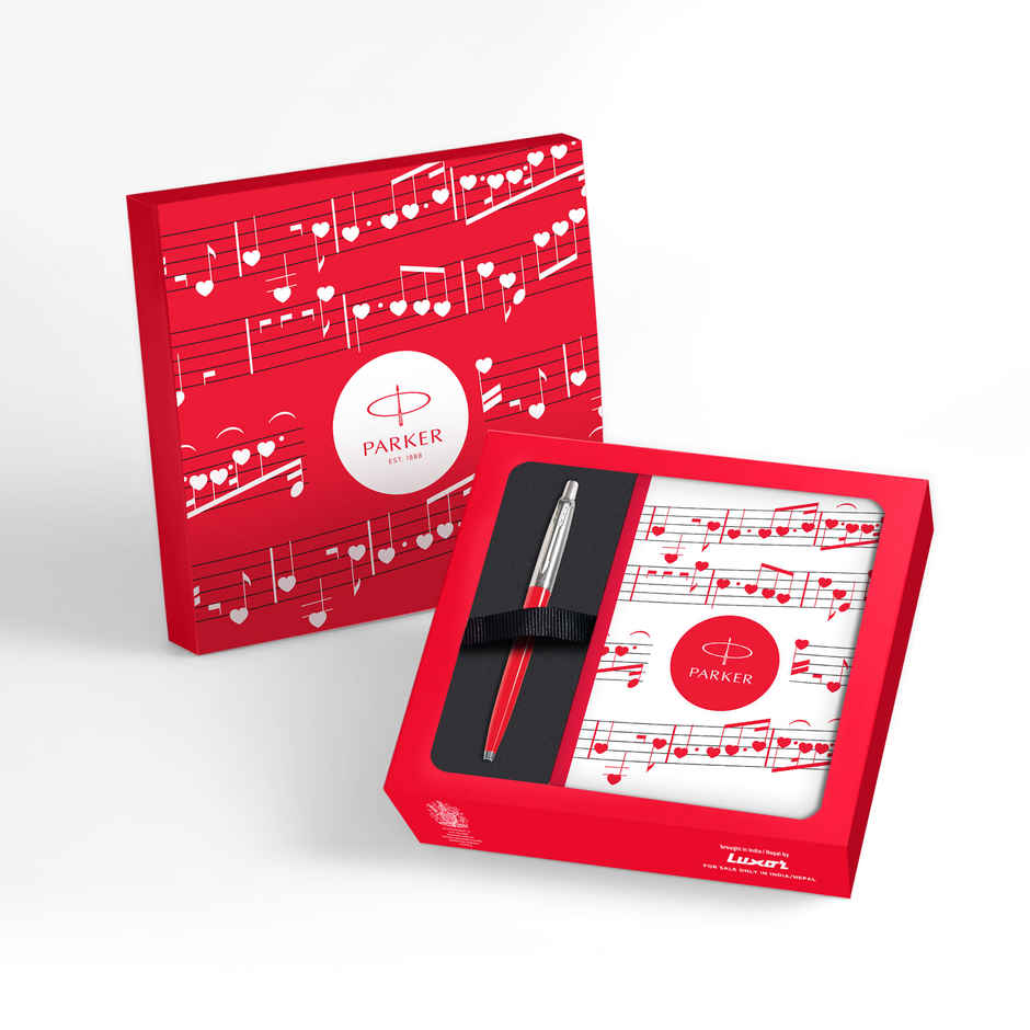 Parker Jotter Originals Gift Set | Ball Pen & Notebook | Blue Ink