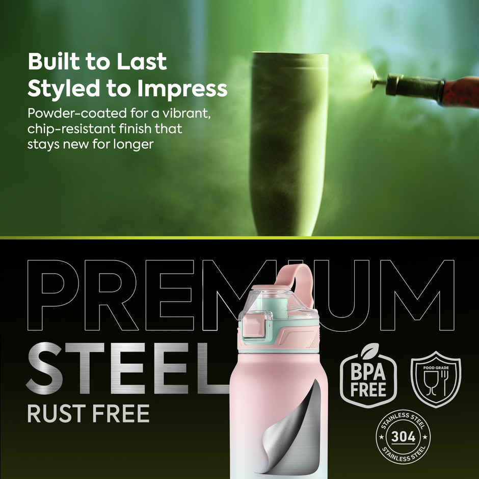 Pexpo Amaze Hot & Cold Stainless Steel Water Bottle Vacuum Insulated | 940 ml