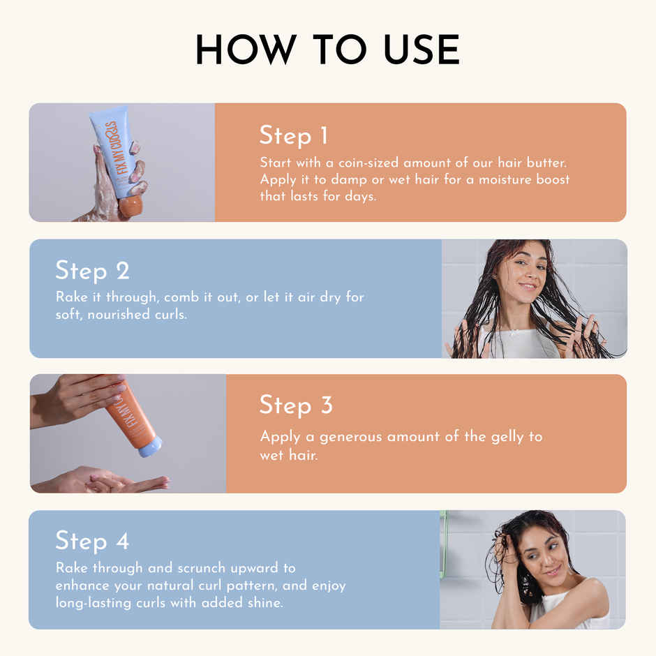 Fix My Curls Curl Quenching Moisture Styling Duo | For Curly, Wavy, Dry, Frizzy Hair, Frizz Control