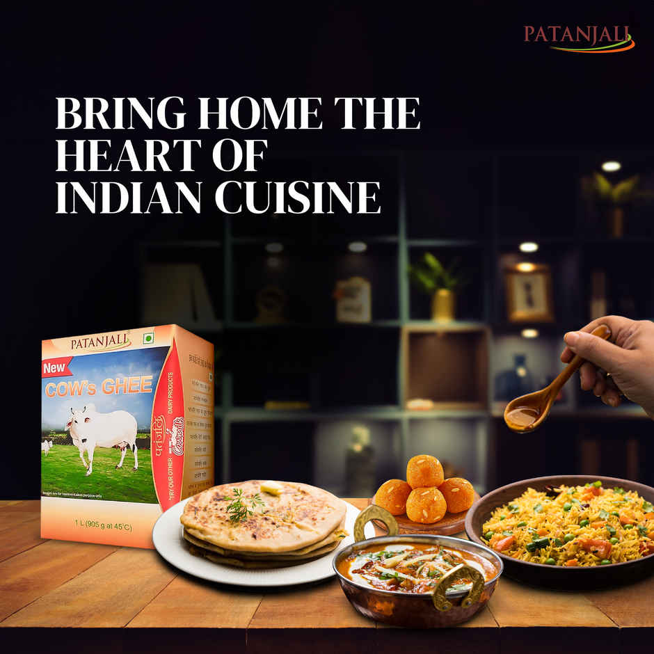 Patanjali Cow Ghee | Desi Danedar | Rich Aroma | Natural & Healthy