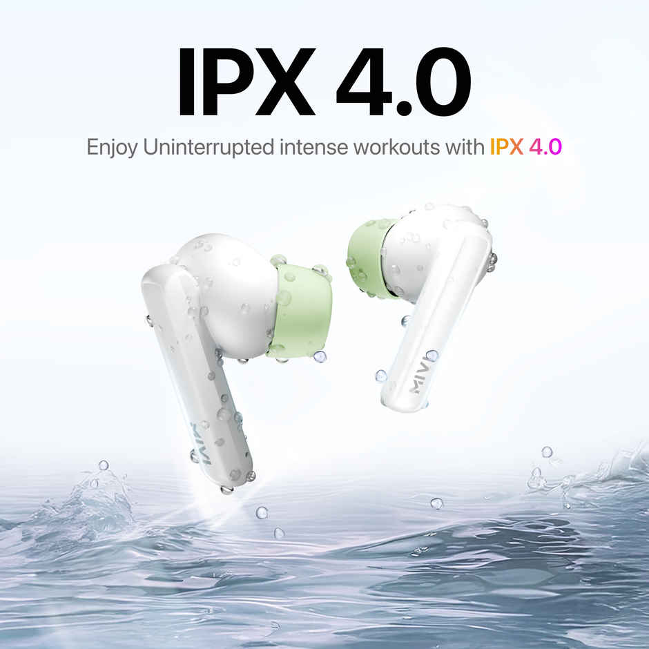 Mivi DuoPods Maxx TWS, 13mm Bass, 50H Playtime, AI ENC Calls, Gaming Mode, BT 5.3, Type C