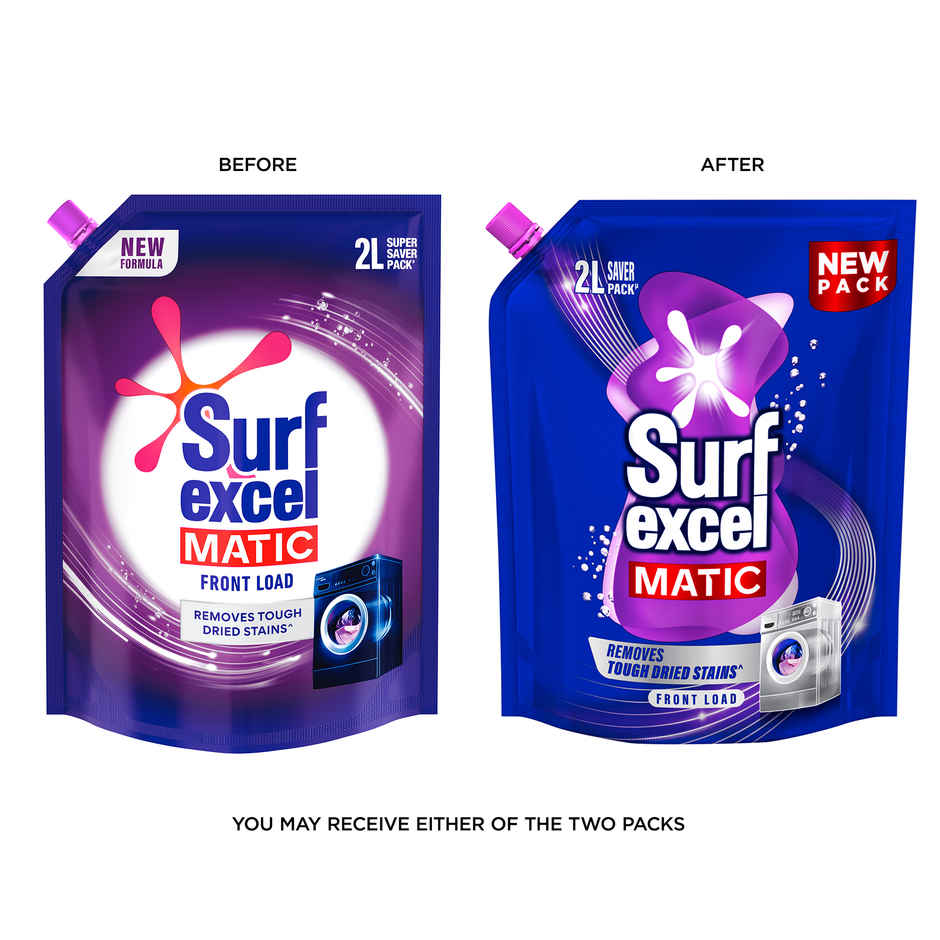 Comfort After Wash Morning Fresh Fabric Conditioner(860ml) & Surf Excel Matic Front Load Liquid Detergent(2l) Combo