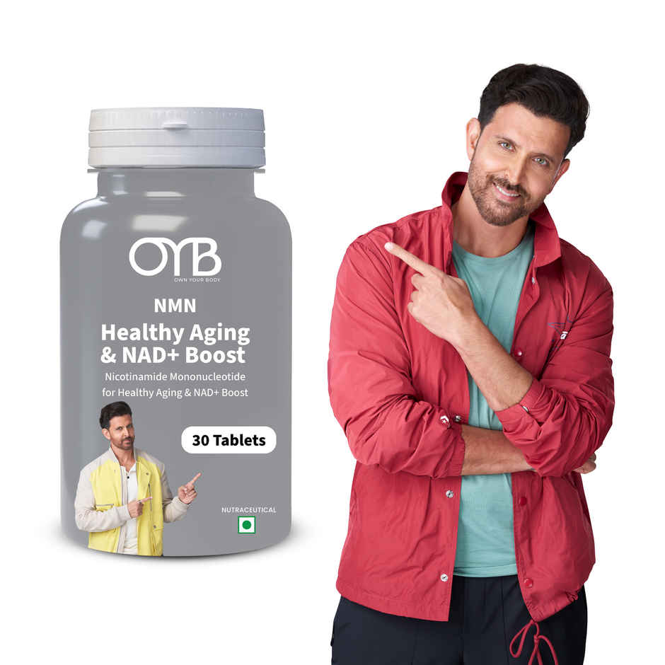 OYB NMN Anti-Aging Tablets with Nicotinamide Mononucleotide for NAD+ Boost | 30 Tablets | OYB NMN