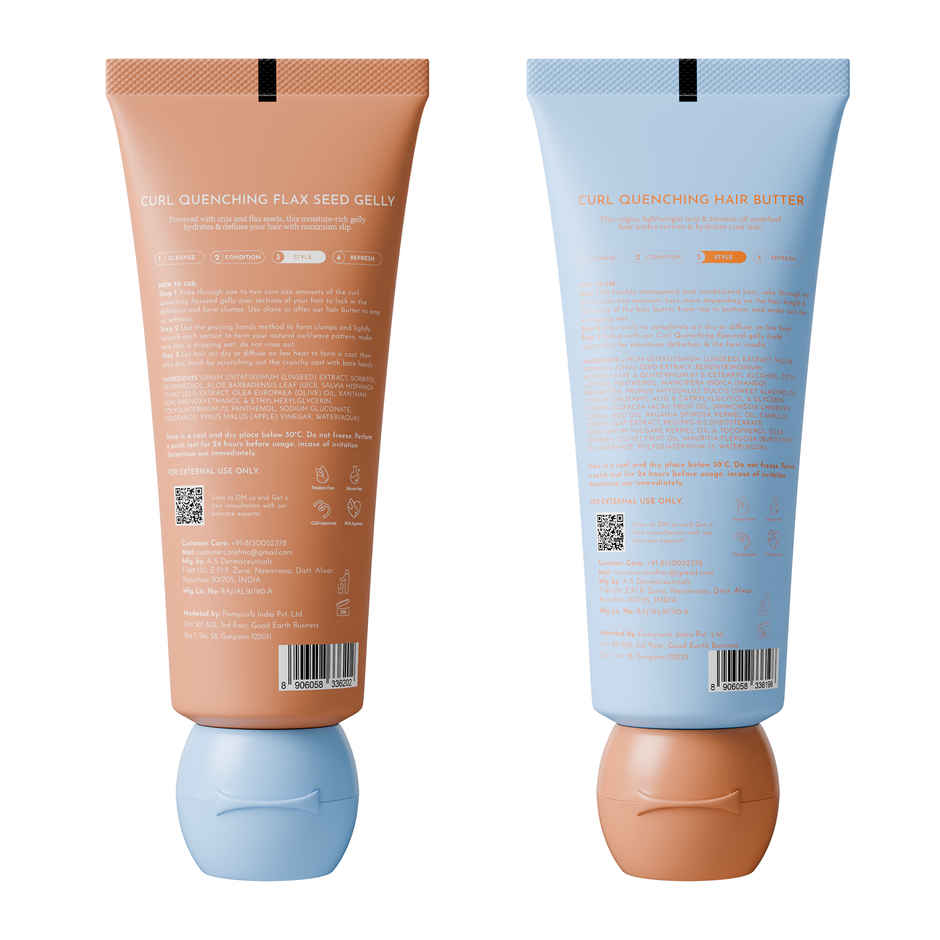 Fix My Curls Curl Quenching Moisture Styling Duo | For Curly, Wavy, Dry, Frizzy Hair, Frizz Control