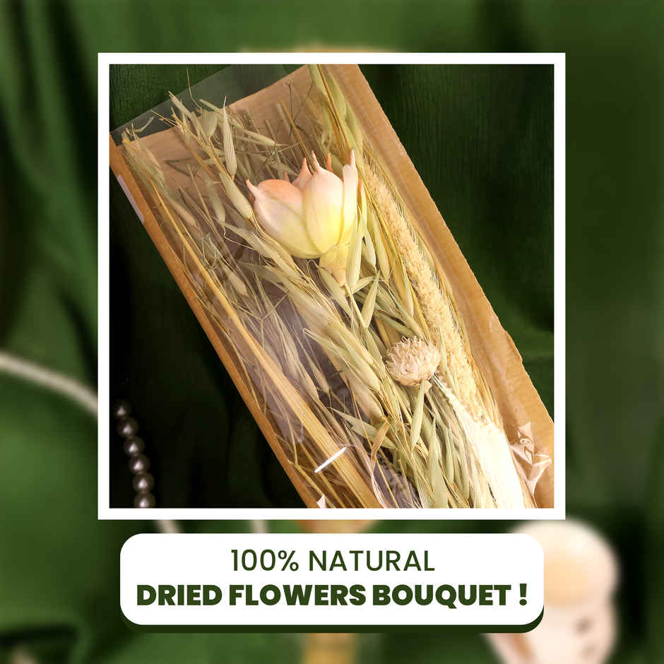 Golden Meadow Natural Dried Flower Bouquet | Eternal Blooms