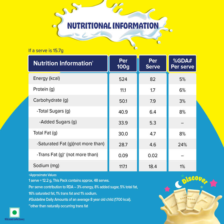 Nestle Milkybar Tablet Made With Milk Yummy & Creamy Treat
