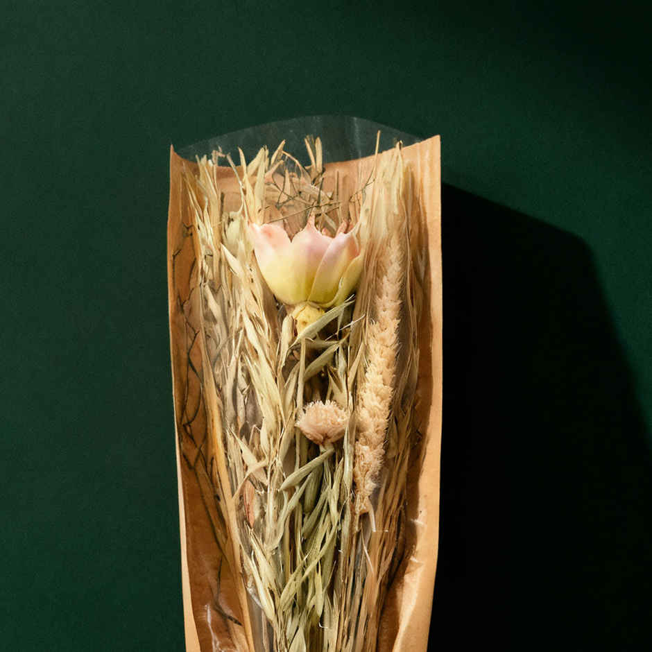 Golden Meadow Natural Dried Flower Bouquet | Eternal Blooms