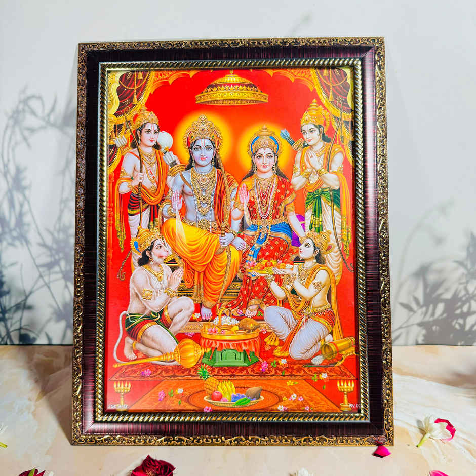 Ram Darbar Photo Frame | Assorted Design | Mangal Bhawan