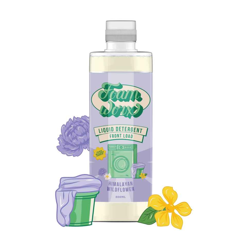 Foamworx Himalayan Wildflower Front Load Detergent Liquid