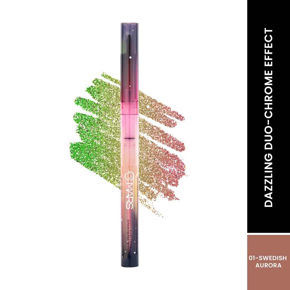 MARS Cosmetics Northern Lights In A Pen Retractable Eyeliner (0.35gm) (01-SWEDISH AURORA)