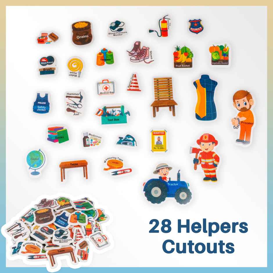 Ratna's Our Helpers Activity Mat