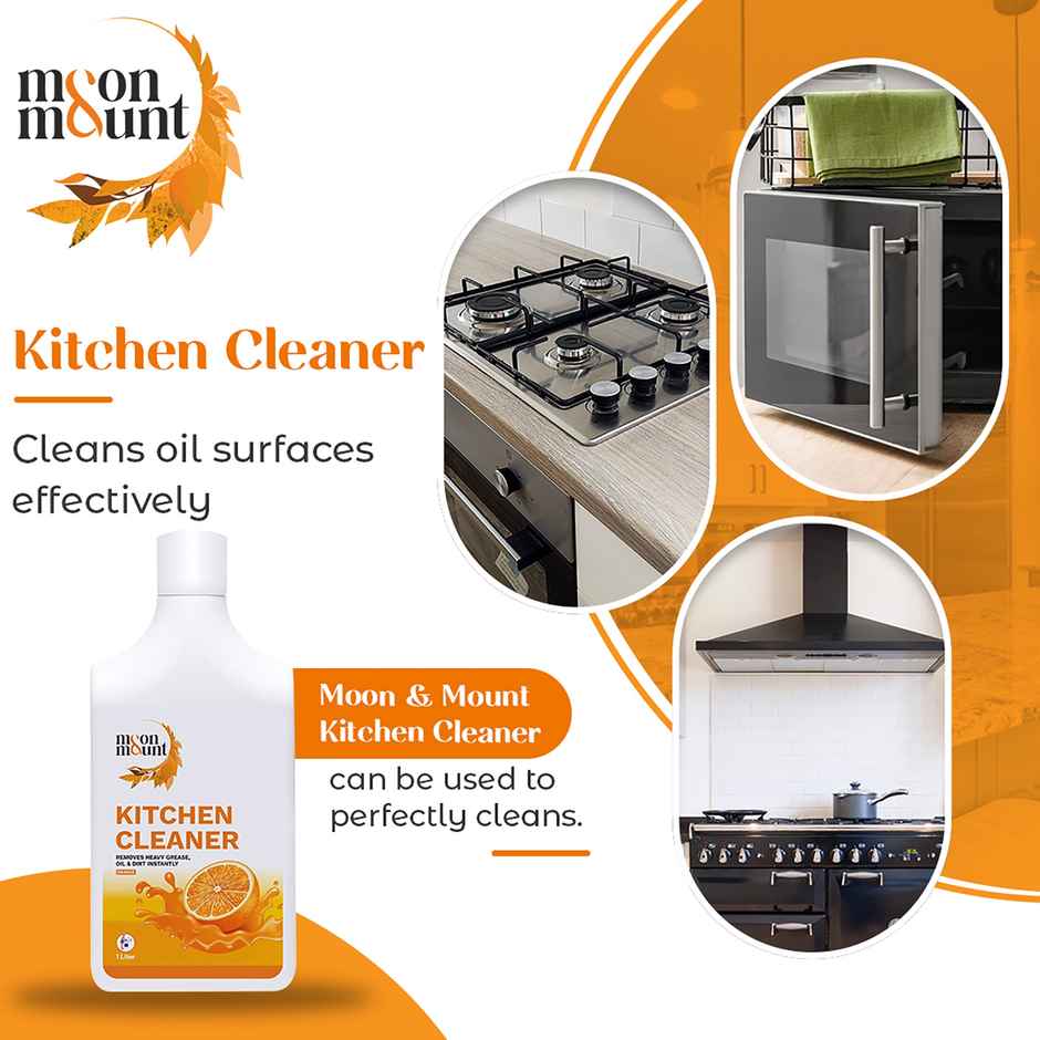 Moon&Mount Kitchen Cleaner Surface Cleaner Liquid For Kitchen & Bathroom