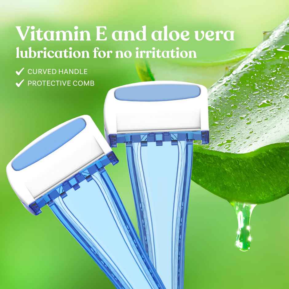 Bombae Bikini Line Hair Removal Razor For Women Safe And Clean (Pack Of 2) Combo