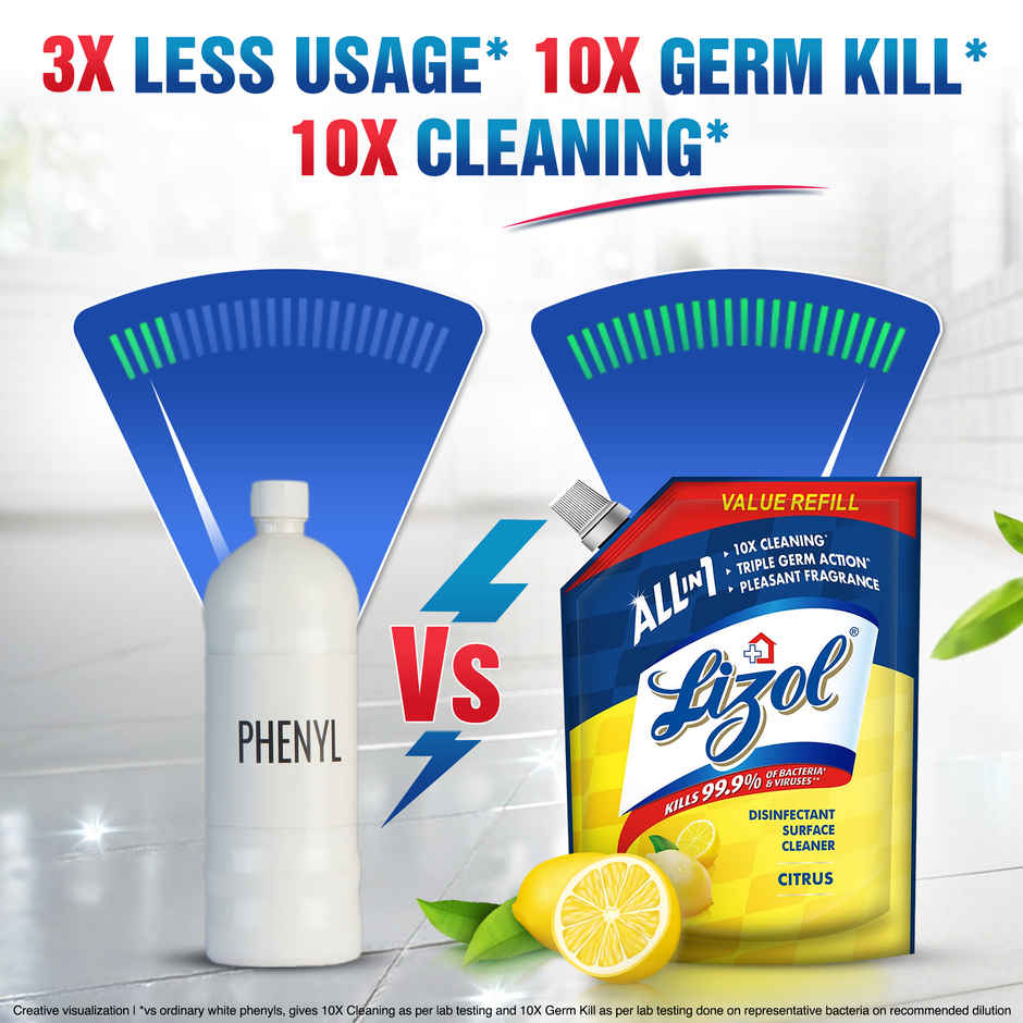 Lizol Citrus Floor Cleaner Liquid