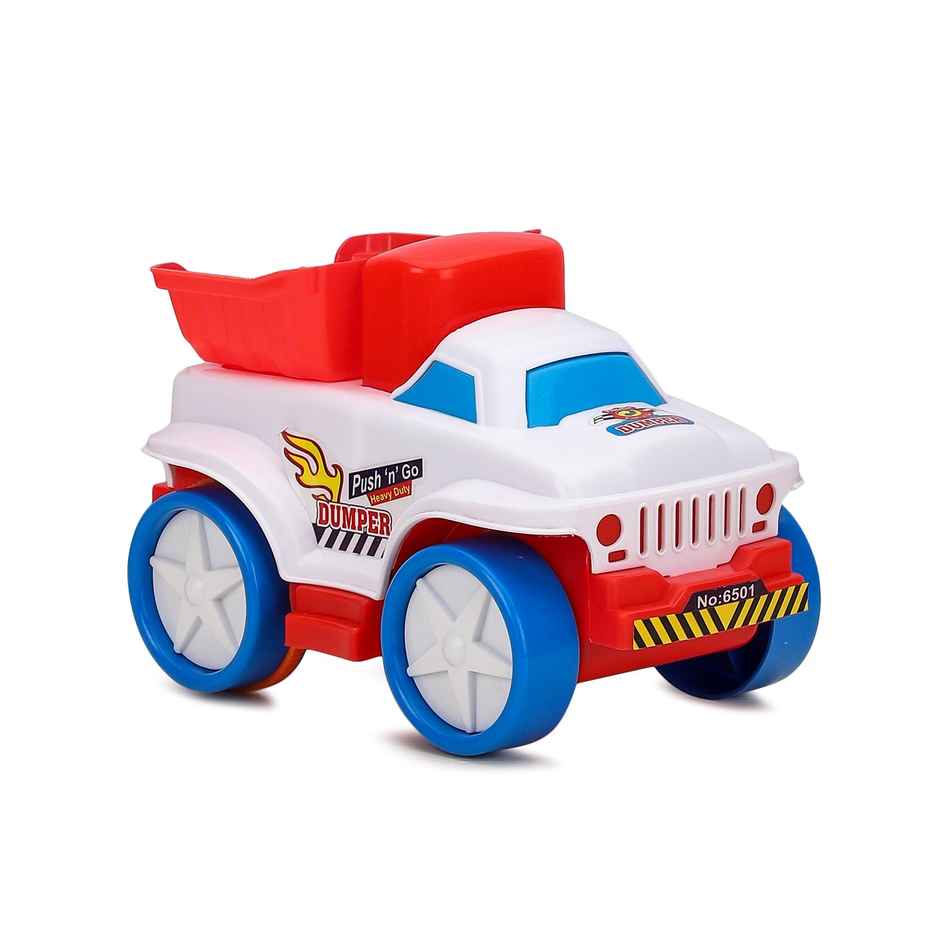 Press N Go Dumper Truck - Exciting Friction Toy for Kids (Assorted)