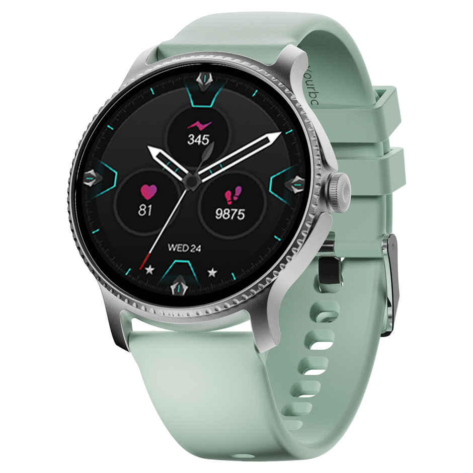 boAt Lunar Discovery Smartwatch | 1.34" Display | BT Calling - Mint Green