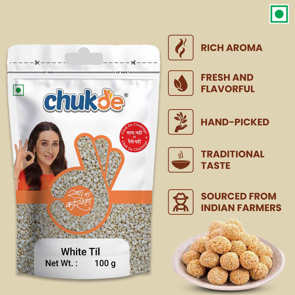 Chukde White Sesame Seeds | Safed Til
