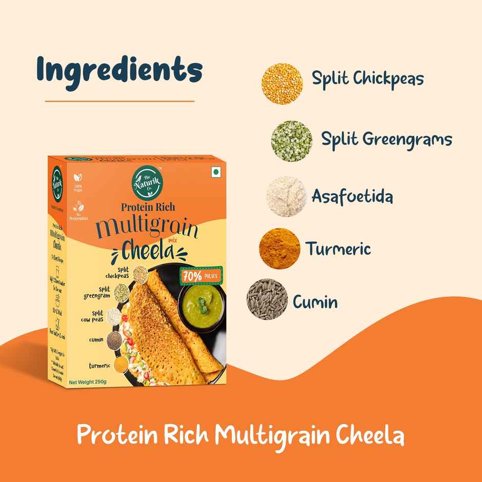 The Naturik Co Protein Multigrain Cheela