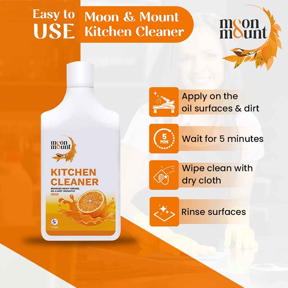 Moon&Mount Kitchen Cleaner Surface Cleaner Liquid For Kitchen & Bathroom