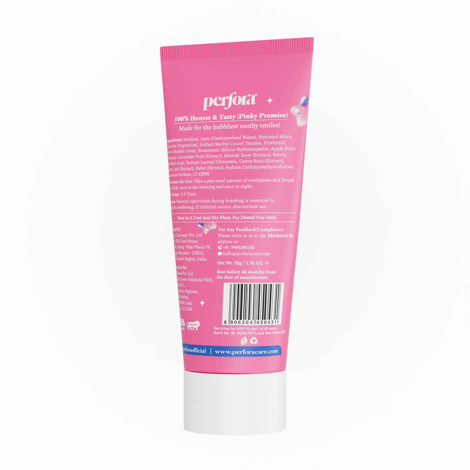Perfora Junior Kids Toothpaste - Bubblegum Blast