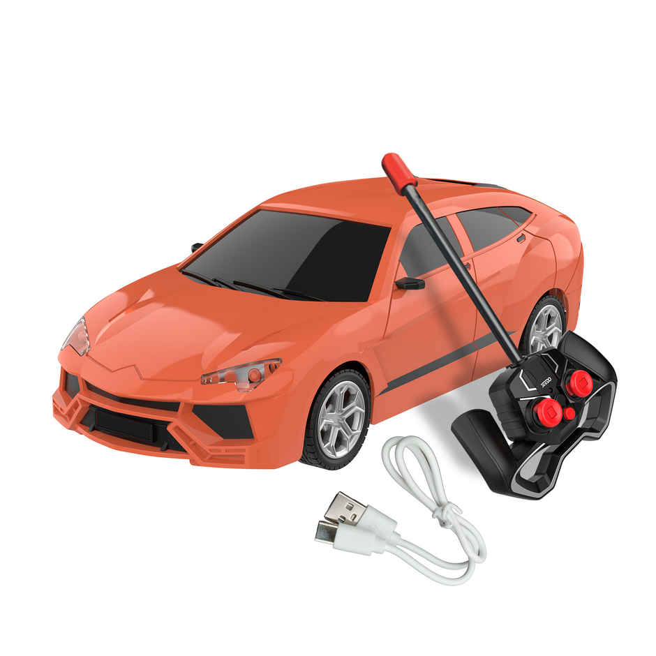 SEEDO Remote Control Car 1:18, 27 MHz, Type-C Rechargeable, Fast Speed Famous 4W | Red