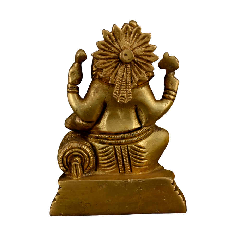 Brass Book Ganesha | AROU NEST