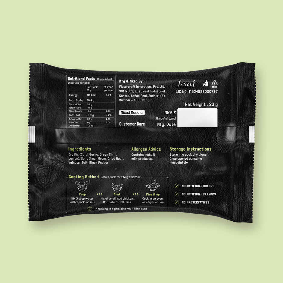 KILRR Pistol Pesto Chicken Masala