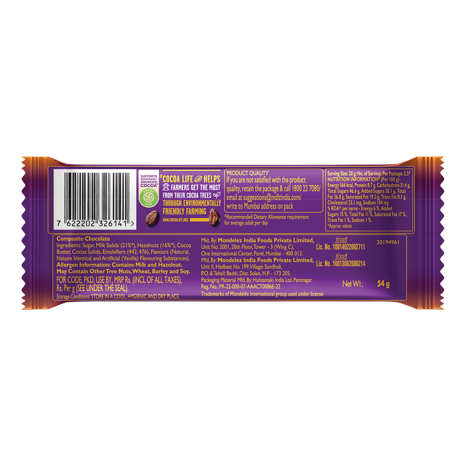 Cadbury Dairy Milk Silk Hazelnut Chocolate Bar